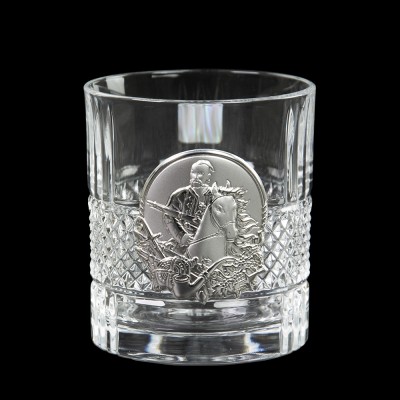 Набір келихів для віскі "Козаки" Boss Crystal, 6 келихів, срібло, кришталь Набір келихів для віскі "Козаки" Boss Crystal, 6 келихів, срібло, кришталь