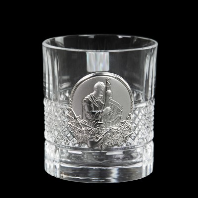 Набір келихів для віскі "Козаки" Boss Crystal, 6 келихів, срібло, кришталь Набір келихів для віскі "Козаки" Boss Crystal, 6 келихів, срібло, кришталь