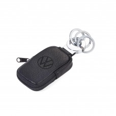 Брелок Troika Key-Click Valet зі шкіряним кошельком для монет Брелок Troika Key-Click Valet зі шкіряним кошельком для монет