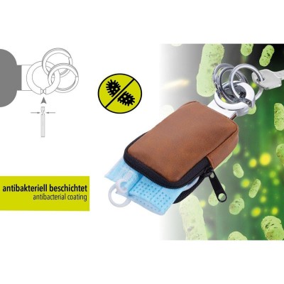 Брелок Troika Key-Click Valet з антибактеріальним покриттям Брелок Troika Key-Click Valet з антибактеріальним покриттям