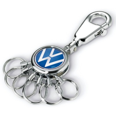 Брелок Troika з карабіном, логотип VW Брелок Troika з карабіном, логотип VW