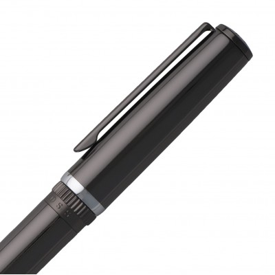 Кулькова ручка Hugo Boss Gear Metal Dark Chrome 