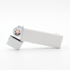 Беспламенная зажигалка SLIM DOUBLE USB, спираль, белая Беспламенная зажигалка SLIM DOUBLE USB, спираль, белая