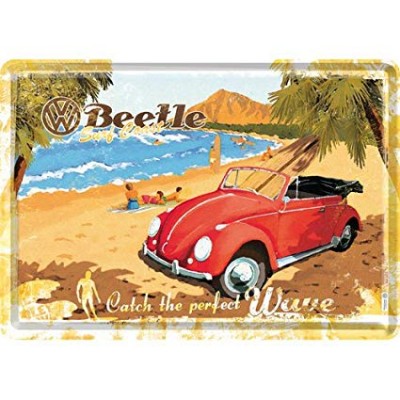  Листівка "VW Beetle-Ready for the Beach" Nostalgic Art (10205) 