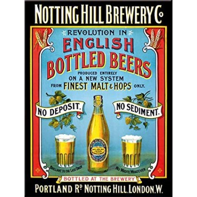 Магніт 8x6 см "Notting Hill Brewery" Nostalgic Art (14066) Магніт 8x6 см "Notting Hill Brewery" Nostalgic Art (14066)