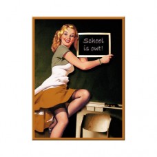  Магніт 8x6 см "Pin Up-School" Nostalgic Art (14172) 