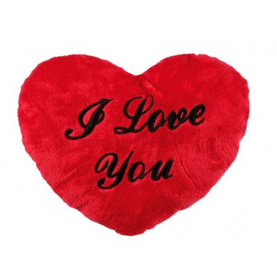 Сердце плюшевое "I Love You", большое Сердце плюшевое "I Love You", большое