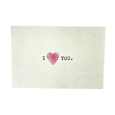 Листівка "I <3 you" 10х15 см