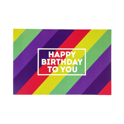 Листівка  "Happy birthday to you"  10х15 см