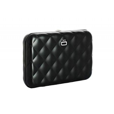  Кардхолдер OGON Quilted Button на 10 карт, чорний 