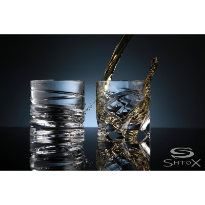 Набор из двух вращающихся рюмок Олимп Shtox (002S) 70 мл