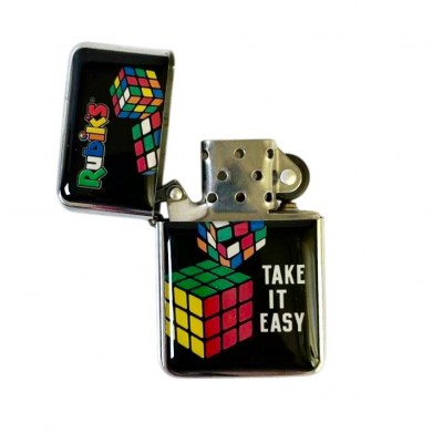 Запальничка " RUBIK'S", DL18, гасова, три кубика Запальничка " RUBIK'S", DL18, гасова, три кубика