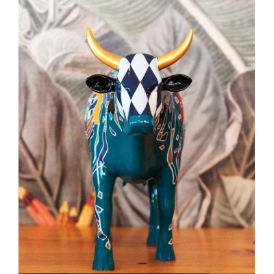 Колекційна статуетка Cow Parade корова Friends 30х9х20 см, Size L Колекційна статуетка Cow Parade корова Friends 30х9х20 см, Size L