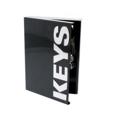 Коробка для ключів "Keys", біла 18 x 5,5 x 25 см чорна