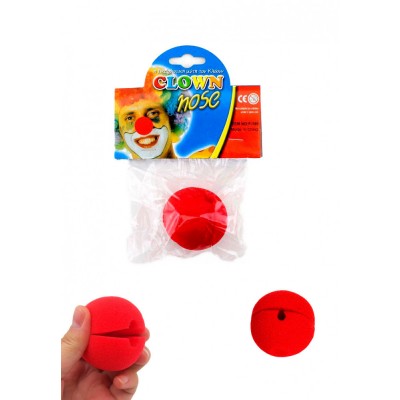 Ніс клоунський Jumbo червоний