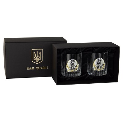 Набір келихів для віскі "Генеральський" Boss Crystal, 2 келиха Набір келихів для віскі "Генеральський" Boss Crystal, 2 келиха