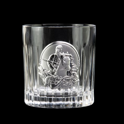 Набір келихів для віскі "Козаки" Boss Crystal, 6 келихів, срібло, кришталь Набір келихів для віскі "Козаки" Boss Crystal, 6 келихів, срібло, кришталь