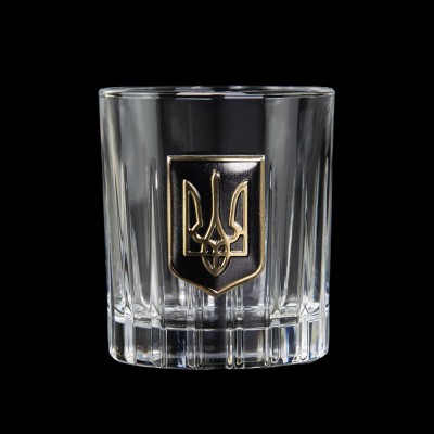 Набір для горілки РОЗВІДКА з графіном, 6 чарок, кришталь, золото Набір для горілки РОЗВІДКА з графіном, 6 чарок, кришталь, золото