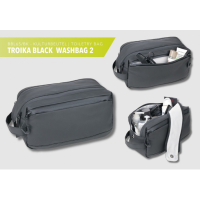 Сумка "BLACK WASHBAG 2 "поліестер, косметичка, 32 х 15 х 4,5 см, чорна Сумка "BLACK WASHBAG 2 "поліестер, косметичка, 32 х 15 х 4,5 см, чорна