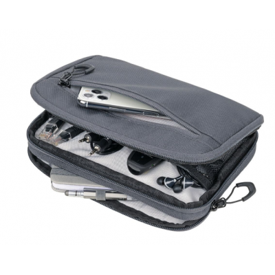 Органайзер Troika BLUE CYCLE TECH POUCH 2 для аксесуарів та кабелів, 23,5 х 17 х 3,5 см, сірий Органайзер Troika BLUE CYCLE TECH POUCH 2 для аксесуарів та кабелів, 23,5 х 17 х 3,5 см, сірий