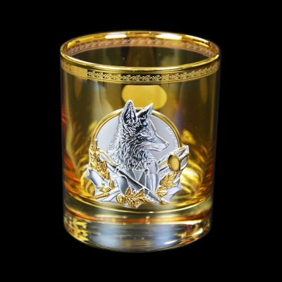 Набір для віскі "Лідер бурштиновий" Boss Crystal, 6 бурштинових келихів, золото, срібло, соняшниковий кришталь Набір для віскі "Лідер бурштиновий" Boss Crystal, 6 бурштинових келихів, золото, срібло, соняшниковий кришталь