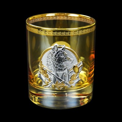 Набір для віскі "Лідер бурштиновий" Boss Crystal, 6 бурштинових келихів, золото, срібло, соняшниковий кришталь Набір для віскі "Лідер бурштиновий" Boss Crystal, 6 бурштинових келихів, золото, срібло, соняшниковий кришталь
