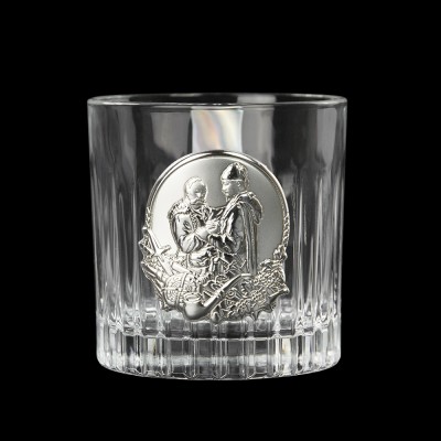 Сет хрустальных стаканов Boss Crystal «Казаки» , 6 бокалов, серебро Сет хрустальных стаканов Boss Crystal «Казаки» , 6 бокалов, серебро