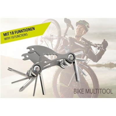 Мультиінструмент для велосипедів Troika Bike Tool, з 18 функціями Мультиінструмент для велосипедів Troika Bike Tool, з 18 функціями