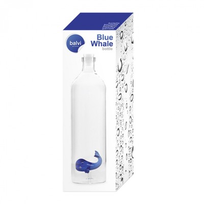 Пляшка Balvi Blue Whale із боросилікатного скла Пляшка Balvi Blue Whale із боросилікатного скла