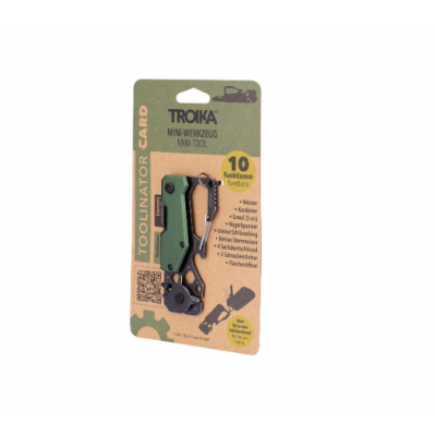 Мультінструмент "TOOLINATOR CARD" 10 функцій, сталевий Мультінструмент "TOOLINATOR CARD" 10 функцій, сталевий