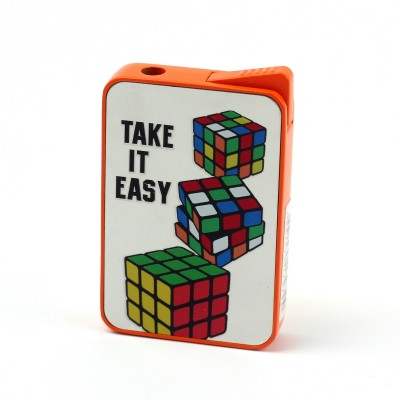  Комплект запальничка + портсигар "Rubik"s 3 кубики 
