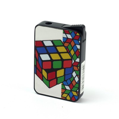 Комплект запальничка + портсигар "Rubik"s один кубик 