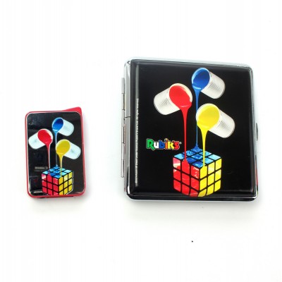  Комплект Champ запальничка + портсигар "Rubik"s 3 відра 