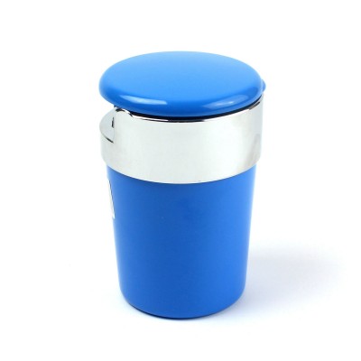 Пепельница для машин Ashtray c LED-подсветкой, голубая
