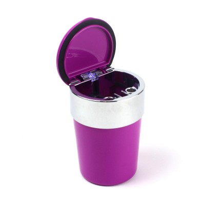 Пепельница для машин Ashtray c LED-подсветкой, фиолетовый