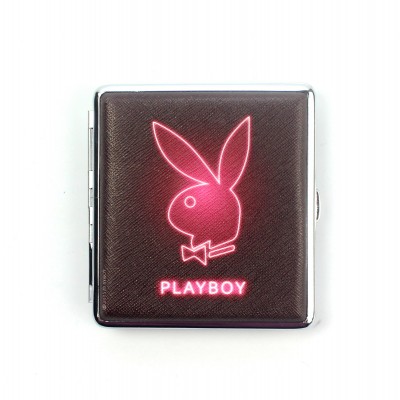  Портсигар "PLAYBOY", коричневий 