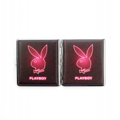  Портсигар "PLAYBOY", коричневий 
