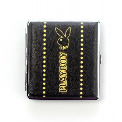  Портсигар "PLAYBOY", чорний 
