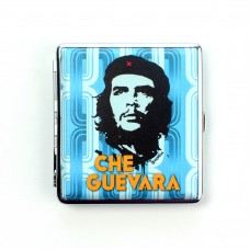 Портсигар "CHE" на 20 сигарет, блакитний