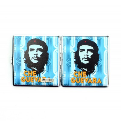 Портсигар "CHE" на 20 сигарет, блакитний
