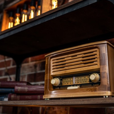 Ретро радио «Малыш» FM-радио, бамбуковый корпус
