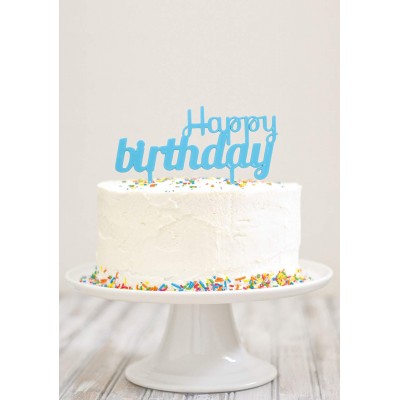  Банер на торт Happy BirthDay 