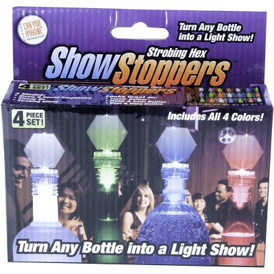 Сяючі пробки для пляшок "Show Stopper" (блимають у такт музиці) 