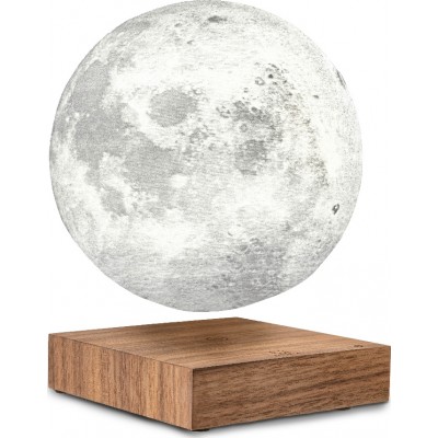 Левітуюча лампа на акумуляторі Gingko Moon, дерево горіх | G019WT Левітуюча лампа на акумуляторі Gingko Moon, дерево горіх | G019WT