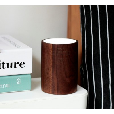 Портативний Bluetooth-динамік із вбудованим світильником Gingko Drum, дерево горіх Портативний Bluetooth-динамік із вбудованим світильником Gingko Drum, дерево горіх