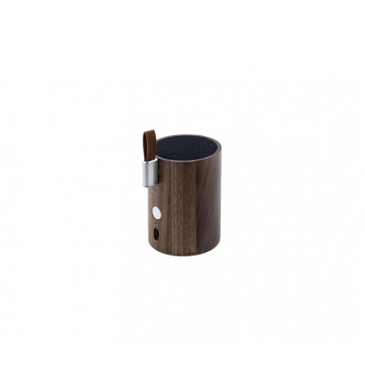 Портативний Bluetooth-динамік із вбудованим світильником Gingko Drum, дерево горіх Портативний Bluetooth-динамік із вбудованим світильником Gingko Drum, дерево горіх