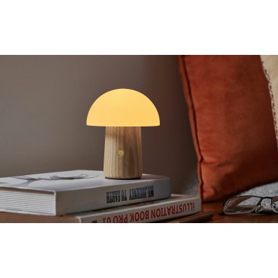 Світильник на акумуляторі Gingko Alice Mushroom Lamp Mini, білий попіл | G022AH2 Світильник на акумуляторі Gingko Alice Mushroom Lamp Mini, білий попіл | G022AH2