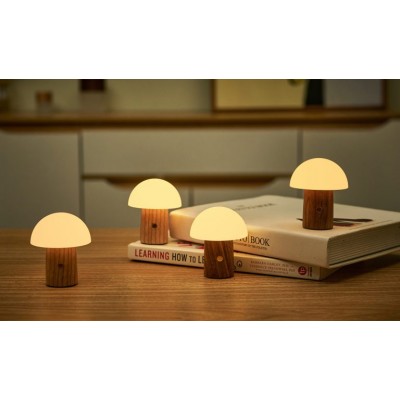Світильник на акумуляторі Gingko Alice Mushroom Lamp Mini, білий попіл | G022AH2 Світильник на акумуляторі Gingko Alice Mushroom Lamp Mini, білий попіл | G022AH2
