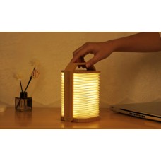 Світильник на акумуляторі Gingko Smart Origami Lamp, бамбук | G033BO