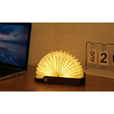 Світильник на акумуляторі Gingko Smart Origami Lamp, натуральний горіх | G033WT Світильник на акумуляторі Gingko Smart Origami Lamp, натуральний горіх | G033WT